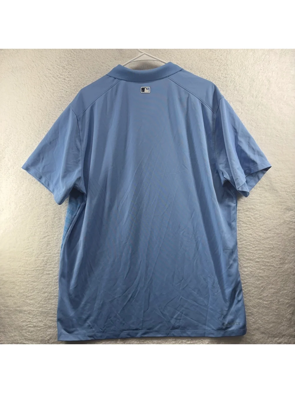 Nike Tampa Bay Rays Victory Dri-FIT Polo Mens XL Light Blue Authentic Collection